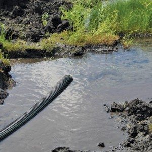 The water captured by tiling needs somewhere to go — and the ditch isn’t the right place for it, say the farmers who’ve installed a tile drainage system.
