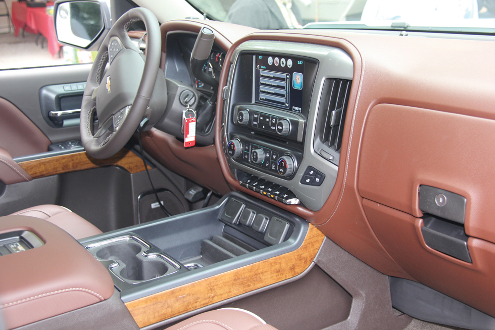 The High Country package offers a brown leather interior and all controls are designed to be accessible while wearing work gloves.