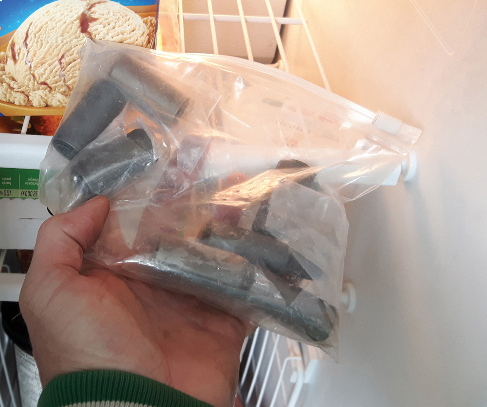 These bushings were left in a freezer for a couple of hours ahead of time, making installation easier.
