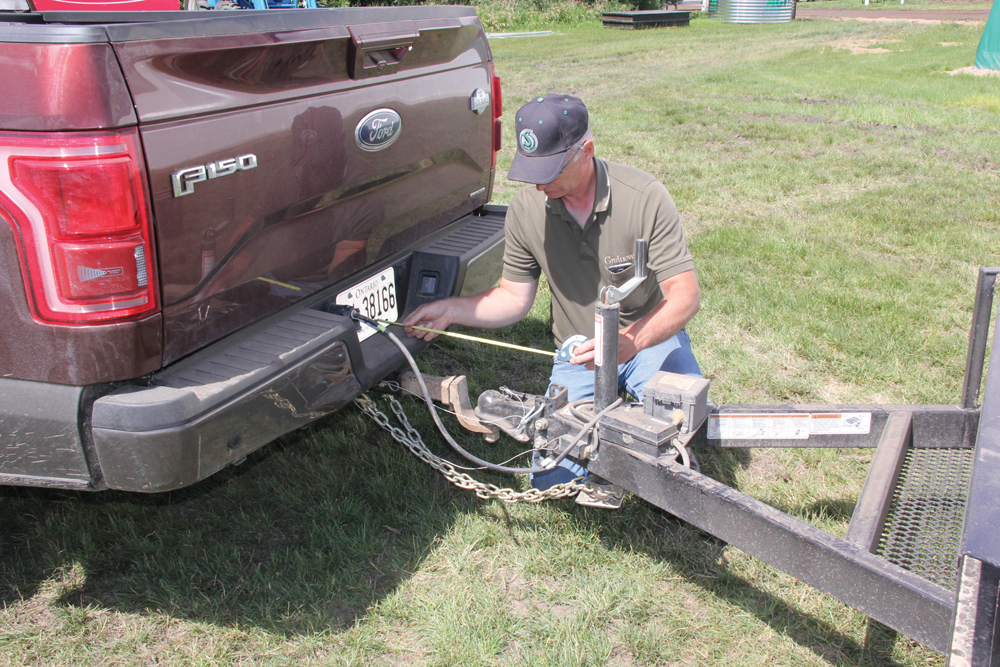Measurements of the decal location needed to be fed into the truck’s onboard system.