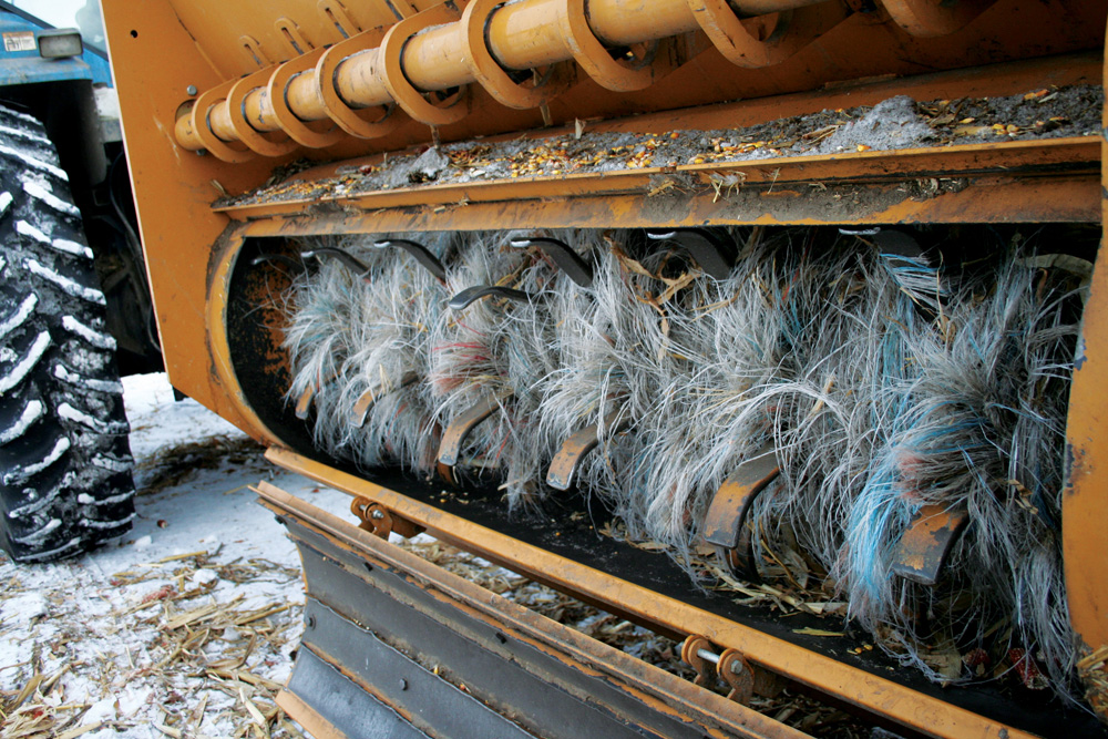 The hazards of plastic, net wrap and twine for cattle feeding