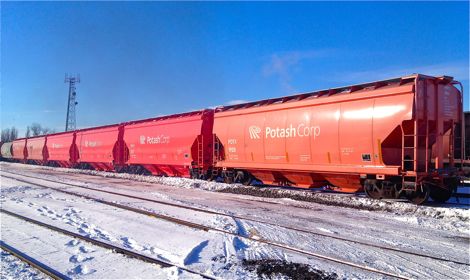 PotashCorp rail cars