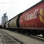 grain railway cars in Canada