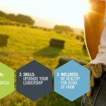 farmer in a hay field