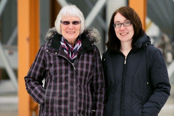mother and daughter farmers