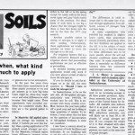vintage new article on crops