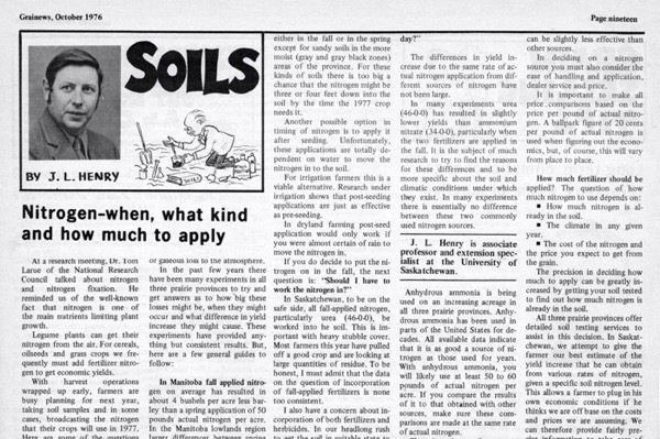 vintage new article on crops