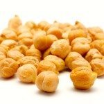 A handful of chick-peas