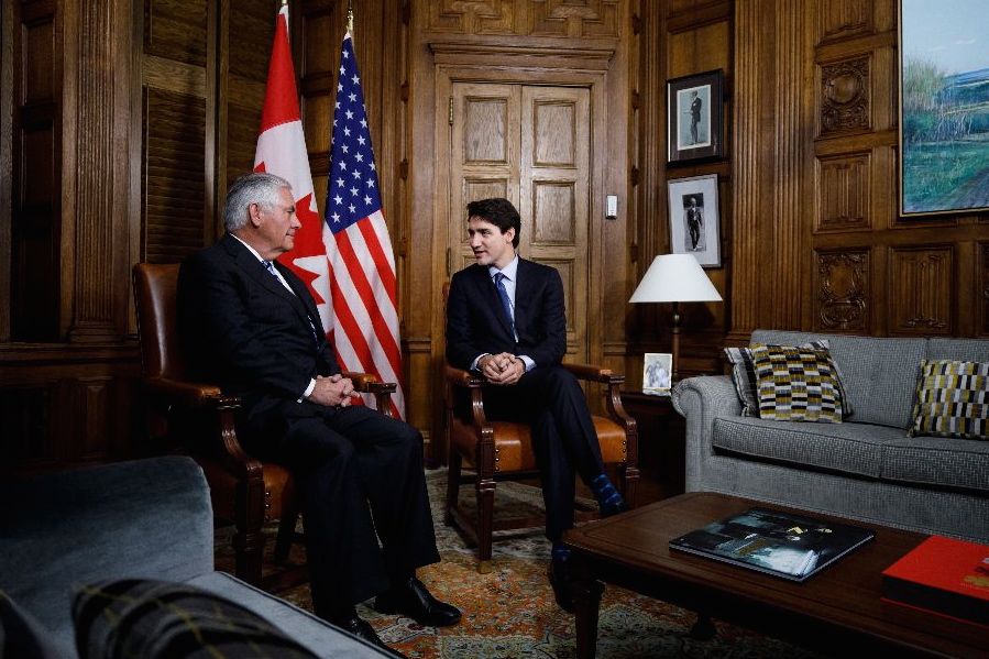 Trudeau Tillerson