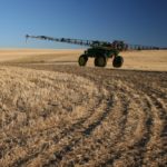 high clearance sprayer in field
