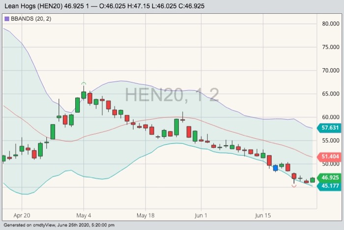 cme july lean hogs