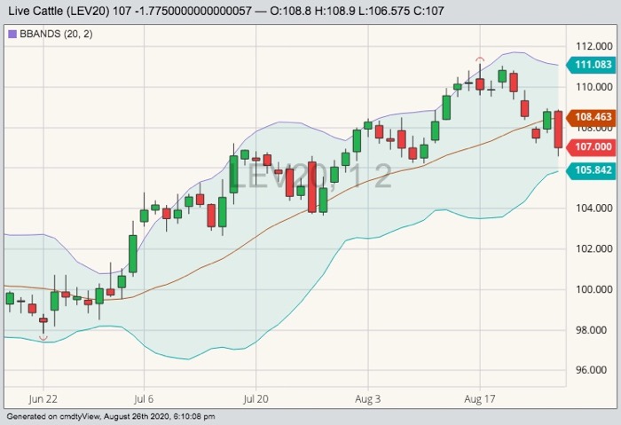 cme october live cattle