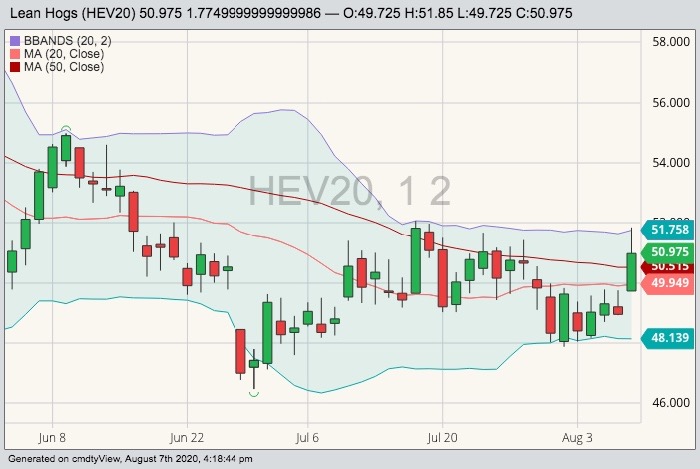 cme october lean hogs
