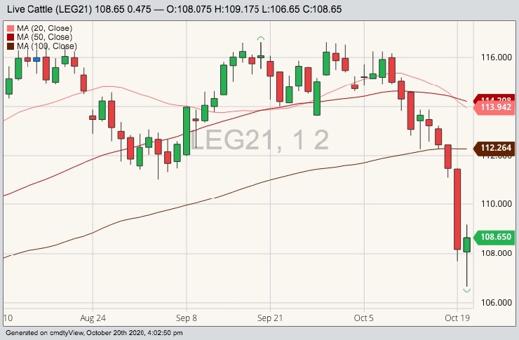 cme february live cattle
