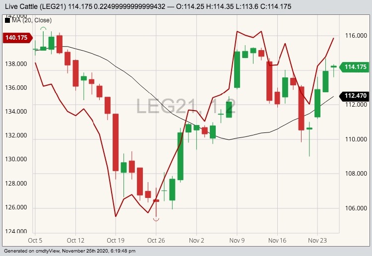 cme february live cattle