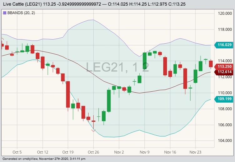 cme february live cattle