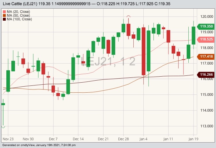 CME april live cattle