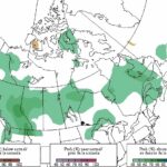 Canada precipitation probabilities