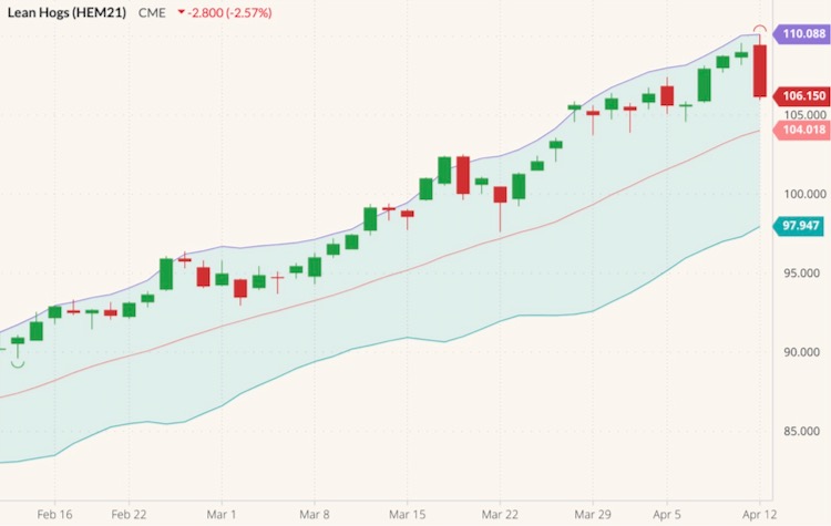 cme june lean hogs