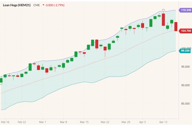 cme june lean hogs