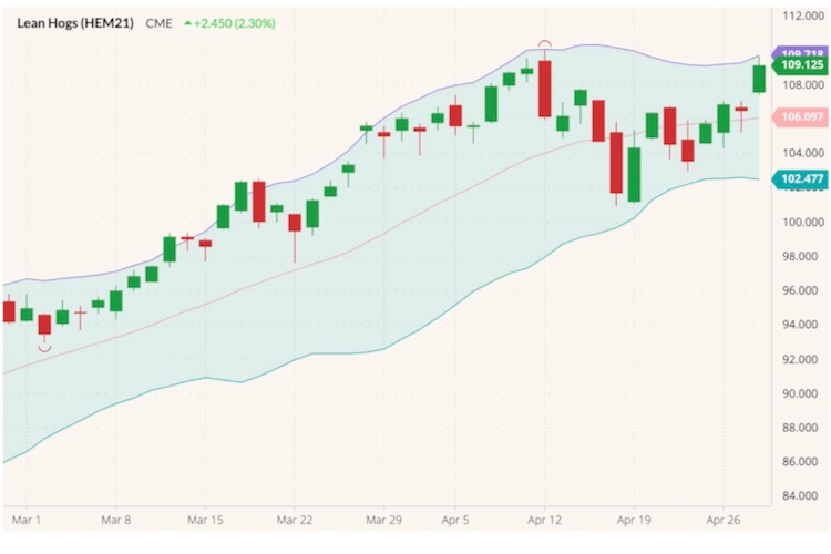 cme june lean hogs