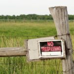 no trespassing