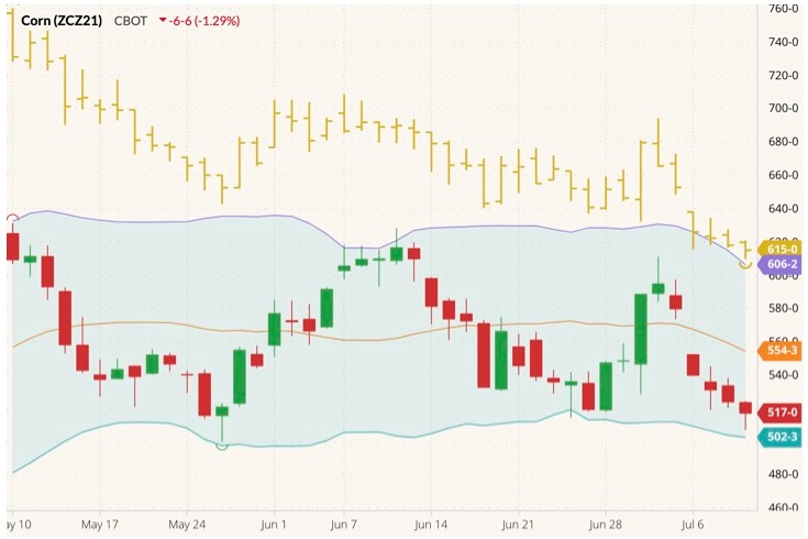 cbot december corn