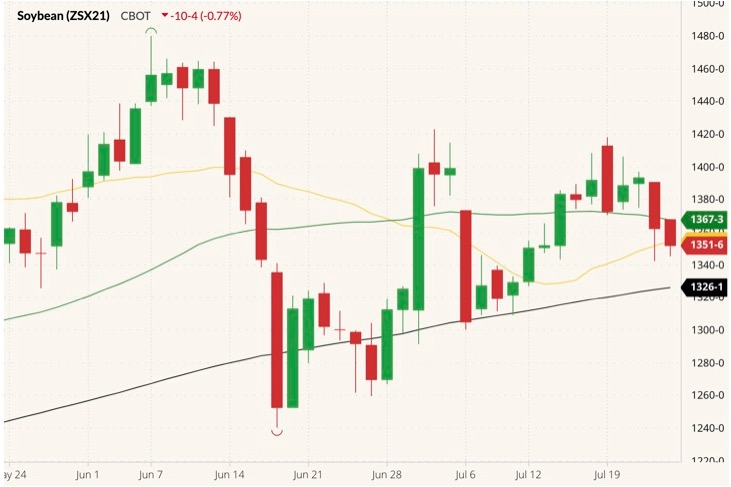 cbot november soybeans