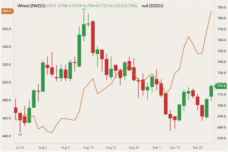 cbot december wheat