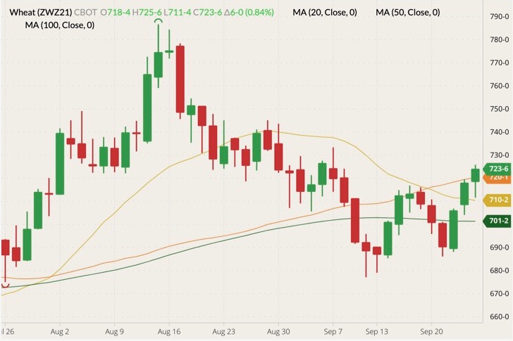 cbot december wheat