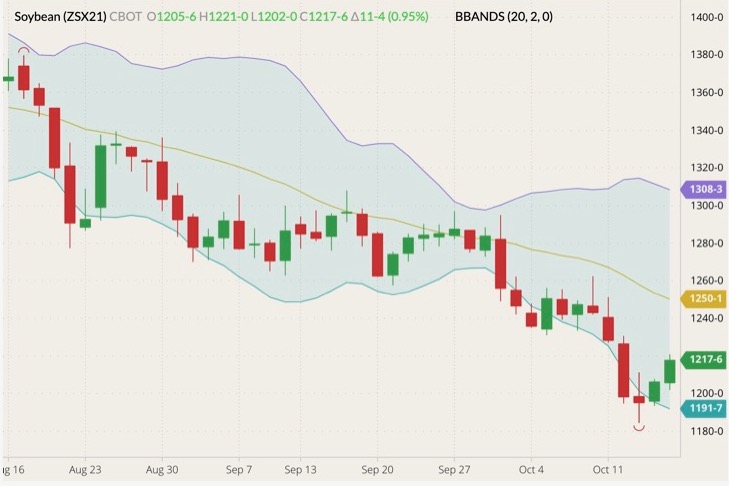 cbot november soybeans