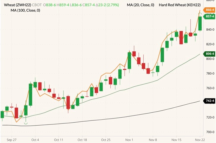 cbot march wheat