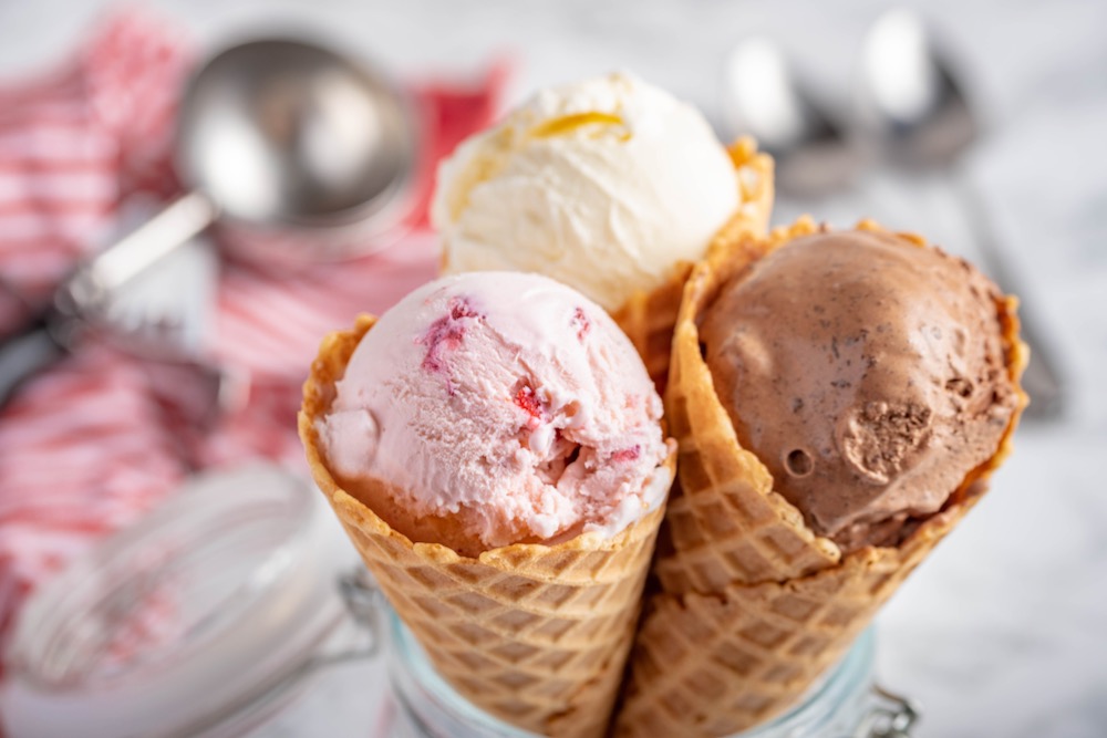 ice cream cones