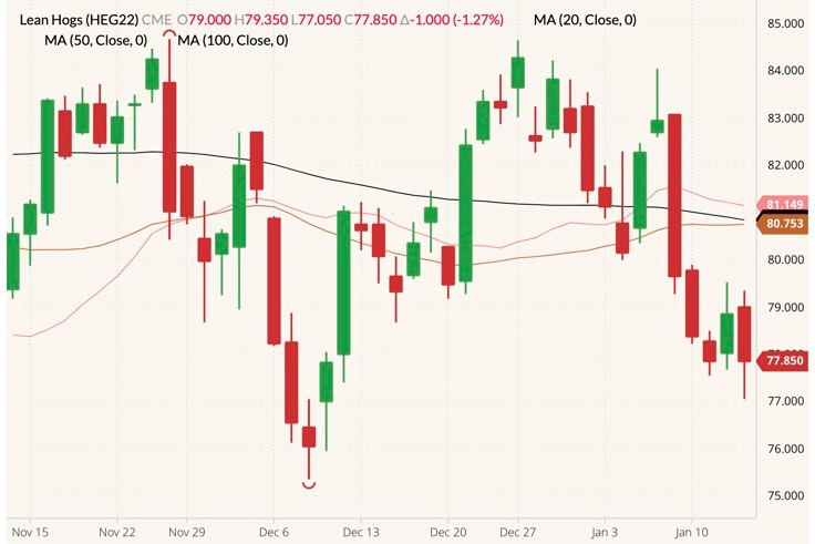 cme february lean hogs