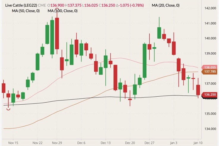 cme february live cattle