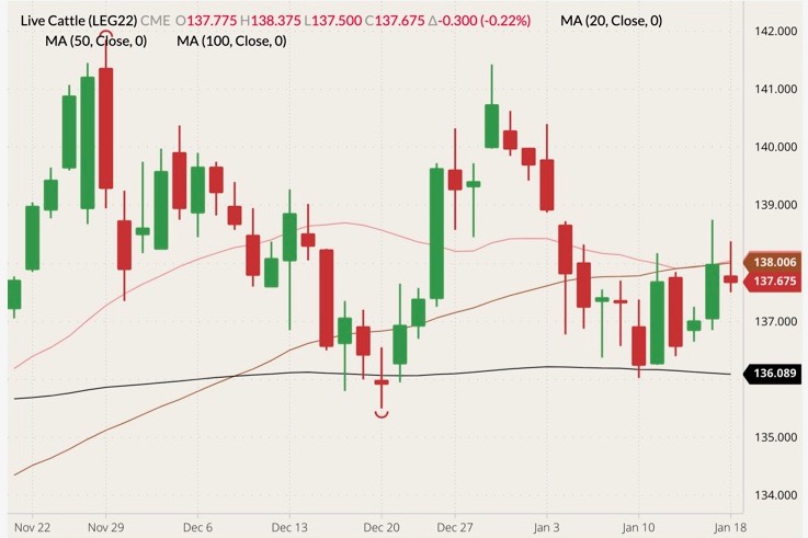 cme february live cattle