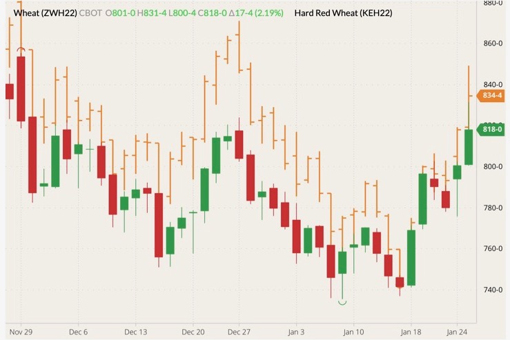 cbot march wheat
