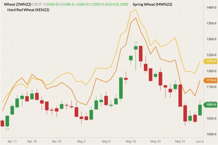 cbot july wheat