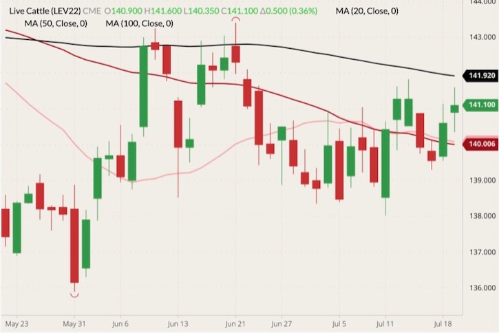 cme october live cattle
