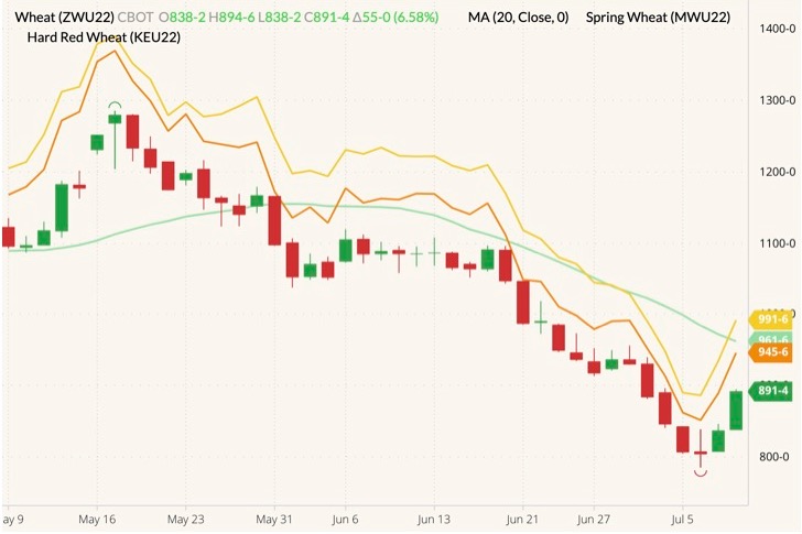 cbot september wheat