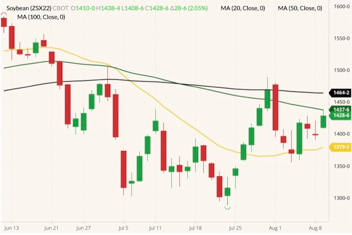 cbot november soybeans