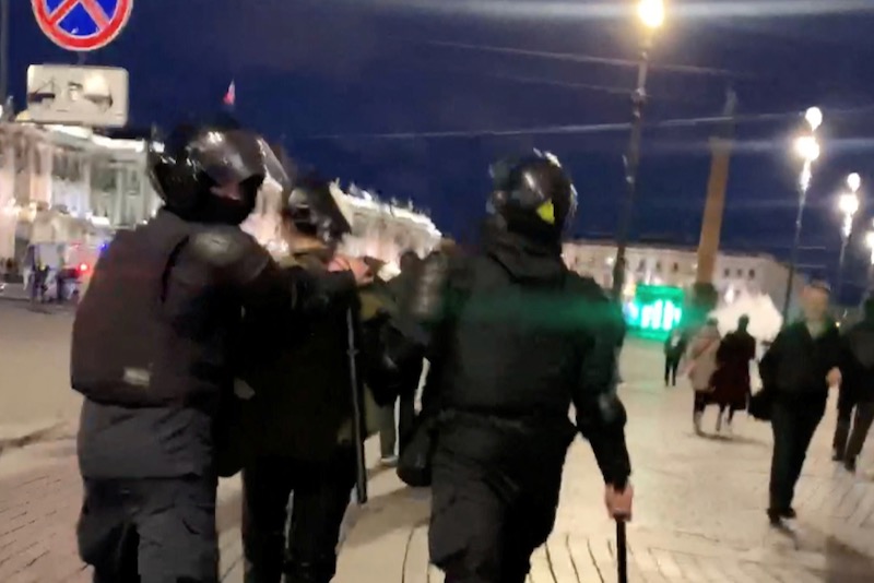 russia mobilization protest