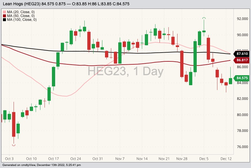 cme february lean hogs