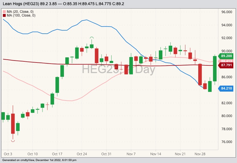 cme february lean hogs