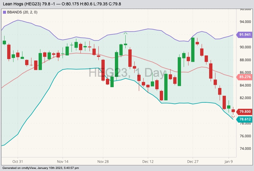 cme february hogs