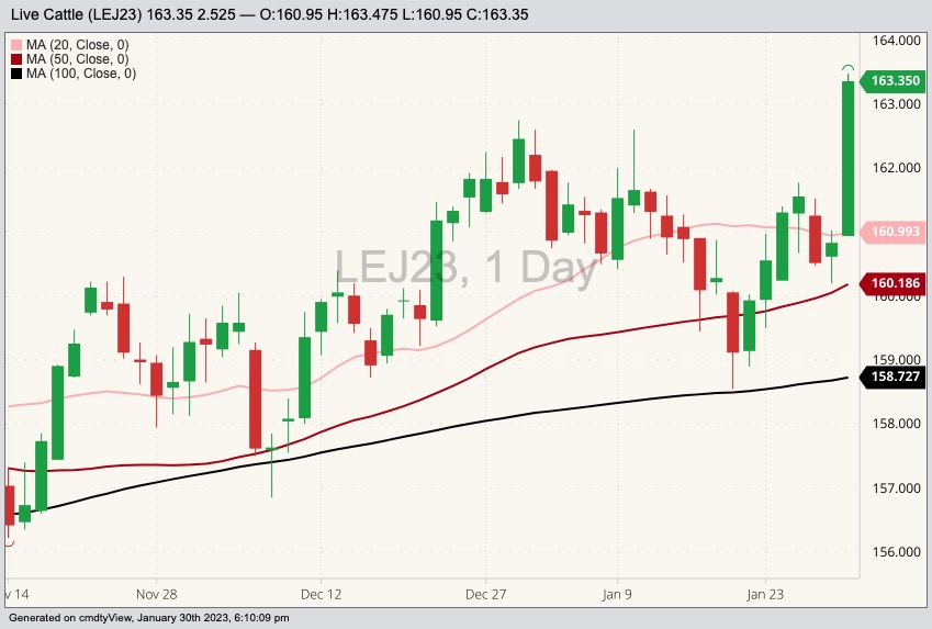 cme april live cattle
