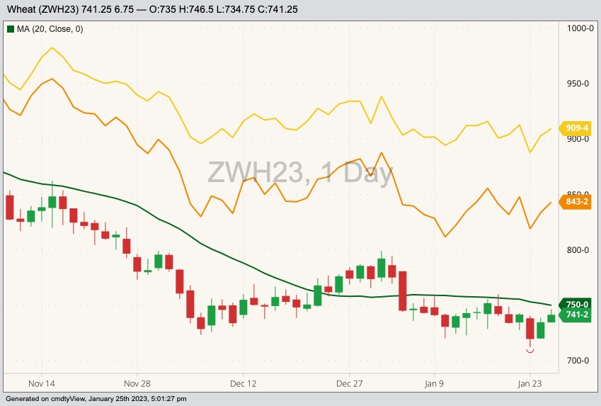 cbot march wheat