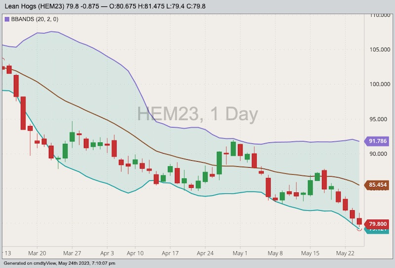 cme june lean hogs