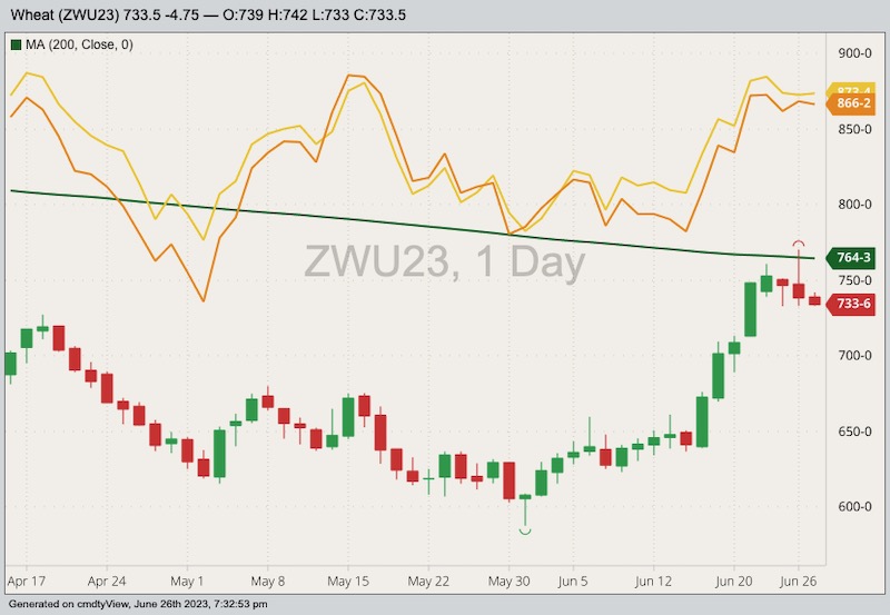 cbot september wheat