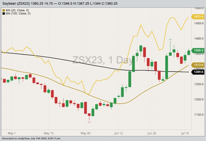 cbot november soybeans